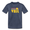 Vail, Colorado Youth T-Shirt - Retro Sunrise Youth Vail Tee