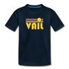 Vail, Colorado Youth T-Shirt - Retro Sunrise Youth Vail Tee