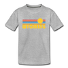 Wyoming Youth T-Shirt - Retro Sunrise Youth Wyoming Tee