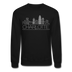 Charlotte, North Carolina Sweatshirt - Skyline Charlotte Crewneck Sweatshirt - black