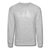 Charlotte, North Carolina Sweatshirt - Skyline Charlotte Crewneck Sweatshirt - heather gray