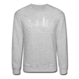 Charlotte, North Carolina Sweatshirt - Skyline Charlotte Crewneck Sweatshirt