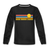 Anna Maria Island, Florida Youth Long Sleeve Shirt - Retro Sunrise Youth Long Sleeve Anna Maria Island Tee - black