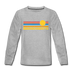 Massachusetts Youth Long Sleeve Shirt - Retro Sunrise Youth Long Sleeve Massachusetts Tee - heather gray