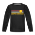 South Carolina Youth Long Sleeve Shirt - Retro Sunrise Youth Long Sleeve South Carolina Tee - black