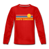 South Carolina Youth Long Sleeve Shirt - Retro Sunrise Youth Long Sleeve South Carolina Tee - red