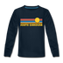 South Carolina Youth Long Sleeve Shirt - Retro Sunrise Youth Long Sleeve South Carolina Tee - deep navy
