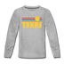 Texas Youth Long Sleeve Shirt - Retro Sunrise Youth Long Sleeve Texas Tee - heather gray