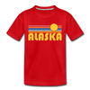 Alaska Toddler T-Shirt - Retro Sun Alaska Toddler Tee