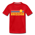 Arizona Toddler T-Shirt - Retro Sun Arizona Toddler Tee - red