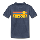Arizona Toddler T-Shirt - Retro Sun Arizona Toddler Tee - heather blue
