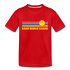 Anna Maria Island, Florida Toddler T-Shirt - Retro Sun Anna Maria Island Toddler Tee - red