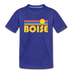Boise, Idaho Toddler T-Shirt - Retro Sun Boise Toddler Tee - royal blue