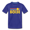 Boise, Idaho Toddler T-Shirt - Retro Sun Boise Toddler Tee