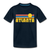 Atlanta, Georgia Toddler T-Shirt - Retro Sun Atlanta Toddler Tee - deep navy