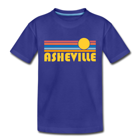 Asheville, North Carolina Toddler T-Shirt - Retro Sun Asheville Toddler Tee