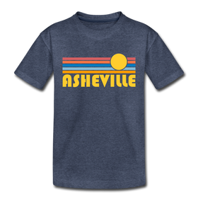 Asheville, North Carolina Toddler T-Shirt - Retro Sun Asheville Toddler Tee