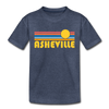 Asheville, North Carolina Toddler T-Shirt - Retro Sun Asheville Toddler Tee