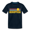 Asheville, North Carolina Toddler T-Shirt - Retro Sun Asheville Toddler Tee