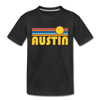 Austin, Texas Toddler T-Shirt - Retro Sun Austin Toddler Tee