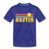 Austin, Texas Toddler T-Shirt - Retro Sun Austin Toddler Tee - royal blue