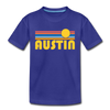 Austin, Texas Toddler T-Shirt - Retro Sun Austin Toddler Tee - royal blue