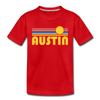 Austin, Texas Toddler T-Shirt - Retro Sun Austin Toddler Tee