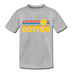 Boston, Massachusetts Toddler T-Shirt - Retro Sun Boston Toddler Tee - heather gray