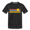 Breckenridge, Colorado Toddler T-Shirt - Retro Sun Breckenridge Toddler Tee - black