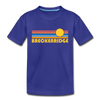 Breckenridge, Colorado Toddler T-Shirt - Retro Sun Breckenridge Toddler Tee - royal blue