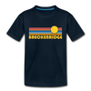 Breckenridge, Colorado Toddler T-Shirt - Retro Sun Breckenridge Toddler Tee - deep navy