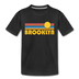 Brooklyn, New York Toddler T-Shirt - Retro Sun Brooklyn Toddler Tee - black