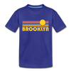 Brooklyn, New York Toddler T-Shirt - Retro Sun Brooklyn Toddler Tee