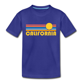 California Toddler T-Shirt - Retro Sun California Toddler Tee