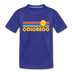 Colorado Toddler T-Shirt - Retro Sun Colorado Toddler Tee - royal blue