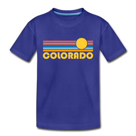 Colorado Toddler T-Shirt - Retro Sun Colorado Toddler Tee