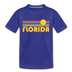 Florida Toddler T-Shirt - Retro Sun Florida Toddler Tee - royal blue