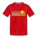 Florida Keys, Florida Toddler T-Shirt - Retro Sun Florida Keys Toddler Tee - red