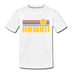 Hawaii Toddler T-Shirt - Retro Sun Hawaii Toddler Tee - white