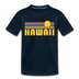 Hawaii Toddler T-Shirt - Retro Sun Hawaii Toddler Tee - deep navy