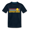 Hilton Head, South Carolina Toddler T-Shirt - Retro Sun Hilton Head Toddler Tee - deep navy
