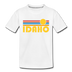 Idaho Toddler T-Shirt - Retro Sun Idaho Toddler Tee - white
