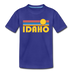 Idaho Toddler T-Shirt - Retro Sun Idaho Toddler Tee - royal blue