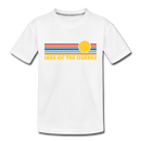 Lake of the Ozarks, Missouri Toddler T-Shirt - Retro Sun Lake of the Ozarks Toddler Tee - white