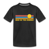Lake of the Ozarks, Missouri Toddler T-Shirt - Retro Sun Lake of the Ozarks Toddler Tee - black
