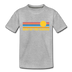 Lake of the Ozarks, Missouri Toddler T-Shirt - Retro Sun Lake of the Ozarks Toddler Tee - heather gray