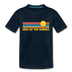 Lake of the Ozarks, Missouri Toddler T-Shirt - Retro Sun Lake of the Ozarks Toddler Tee - deep navy