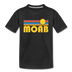 Moab, Utah Toddler T-Shirt - Retro Sun Moab Toddler Tee - black