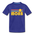 Moab, Utah Toddler T-Shirt - Retro Sun Moab Toddler Tee - royal blue