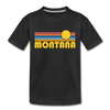 Montana Toddler T-Shirt - Retro Sun Montana Toddler Tee